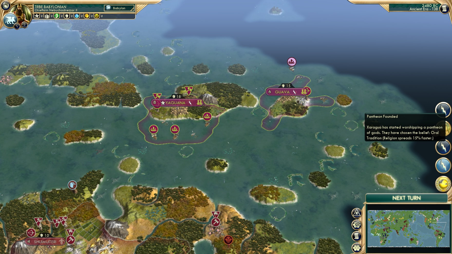 CBR In-Game Screenshot of Xaragua Xerox Xplanations