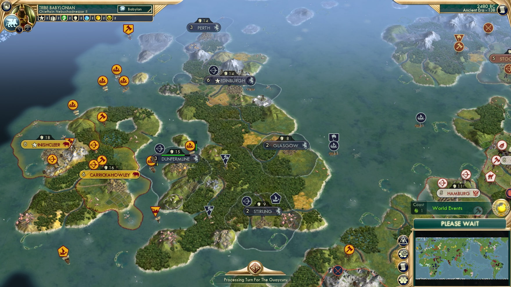 CBR In-Game Screenshot of Tardy Trireme Troubles