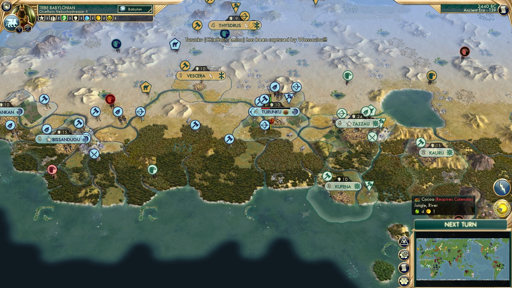 CBR In-Game Screenshot of Turunku Taking Turnaround