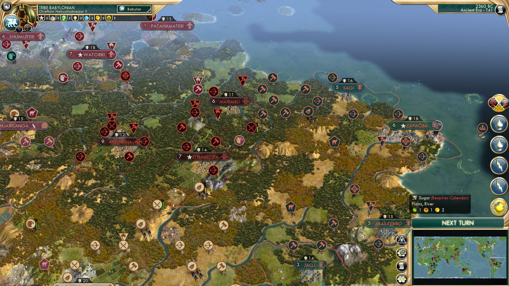 CBR In-Game Screenshot of Potiguara Poke Pressure