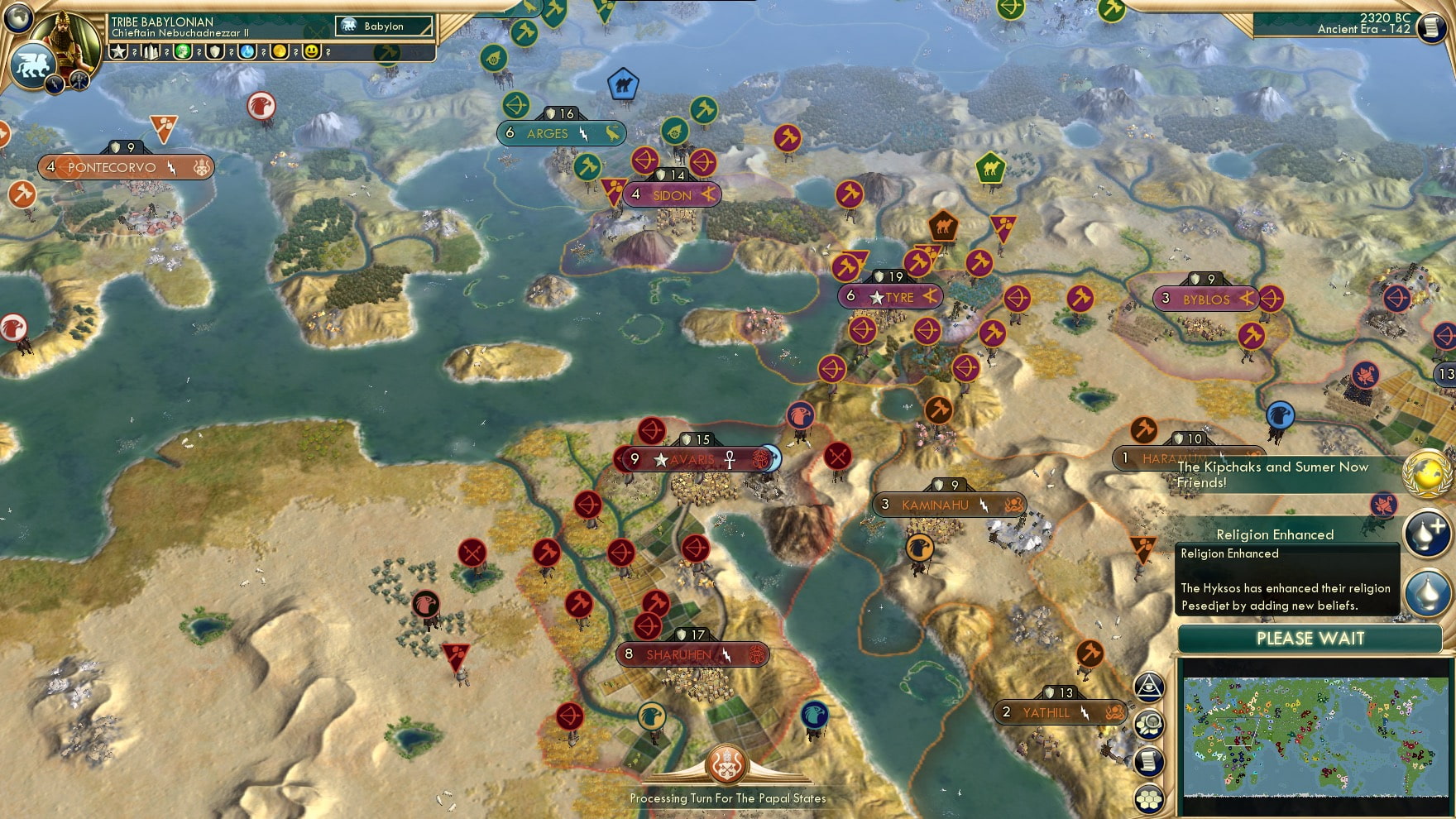 CBR In-Game Screenshot of Sinai Spews Spirituality