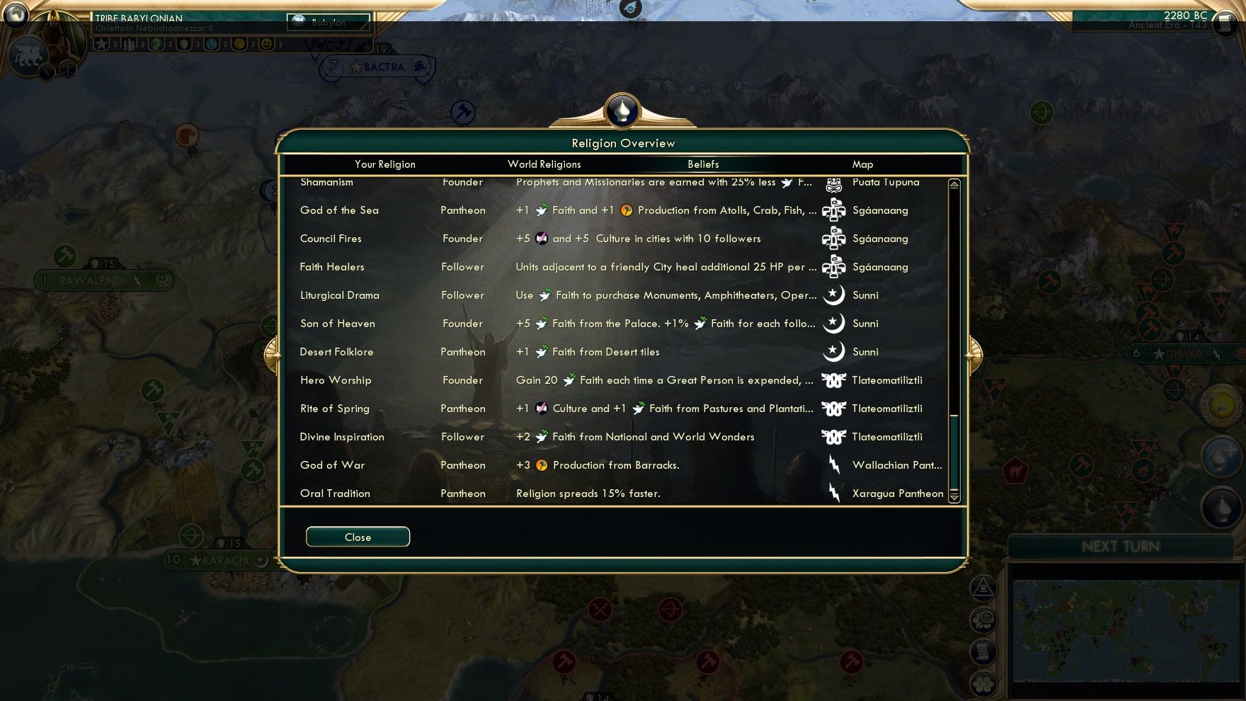CBR In-Game Screenshot of Stories Spread Sunnah