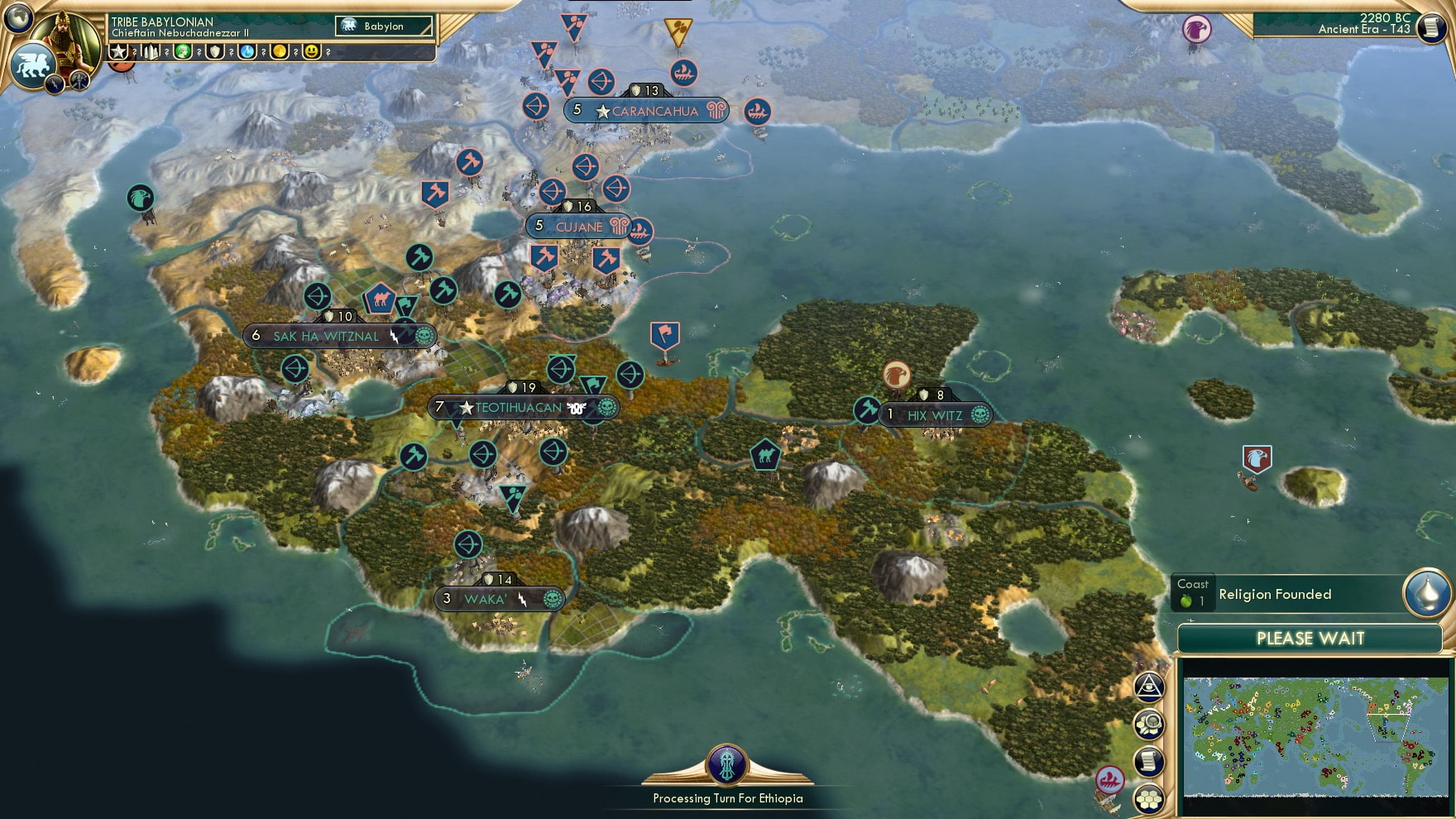 CBR In-Game Screenshot of Teotihuacan Takes Time