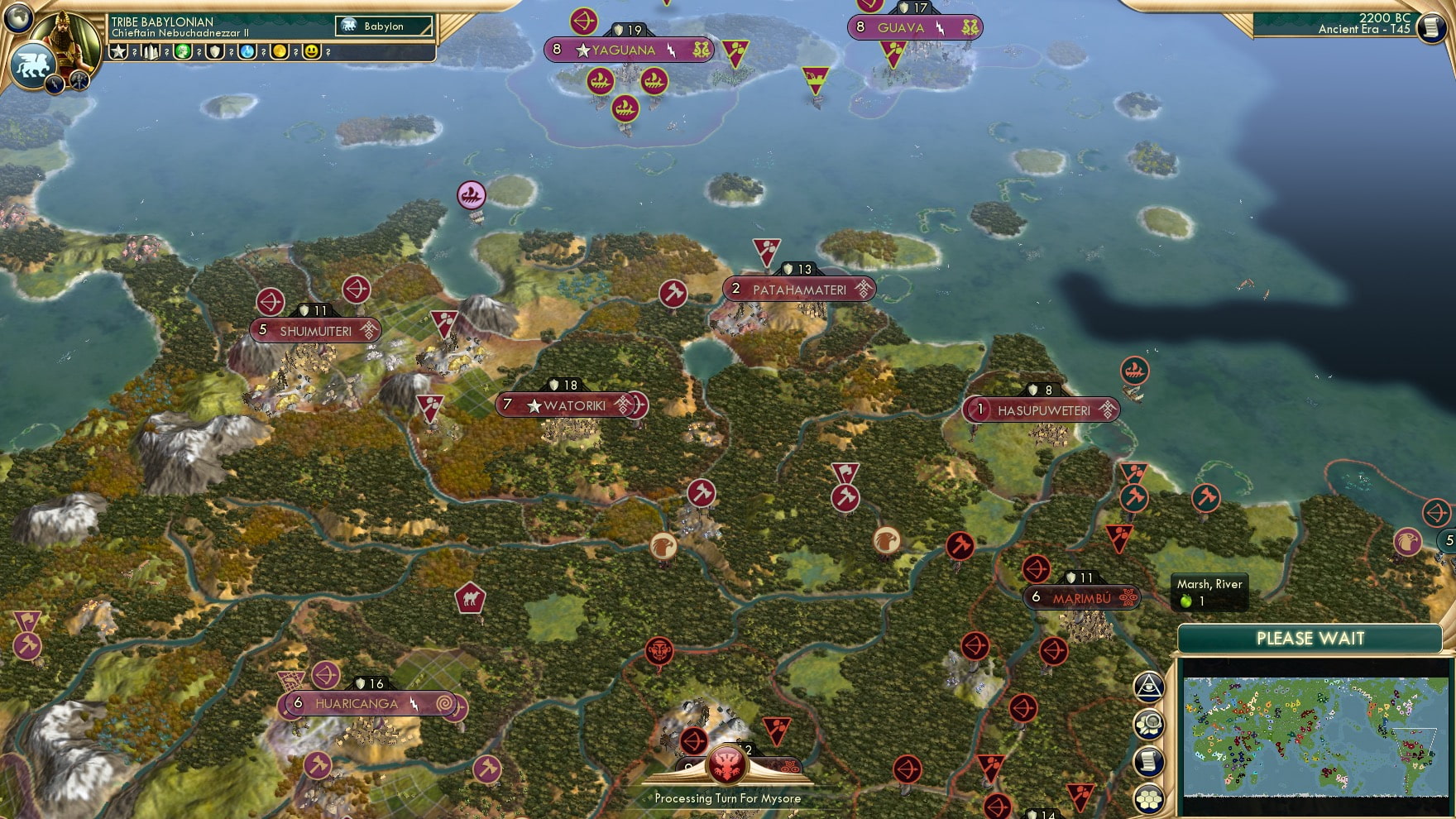 CBR In-Game Screenshot of Hasupuweteri Hydrates Happily