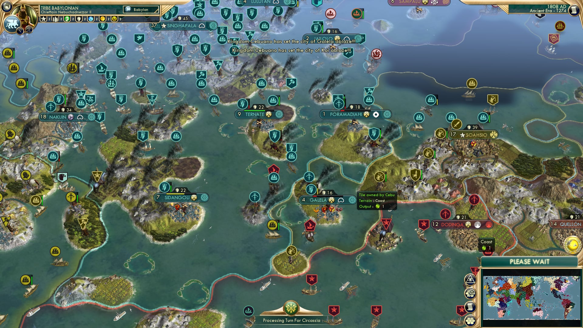 CBR In-Game Screenshot of The Seas of the Six Generals