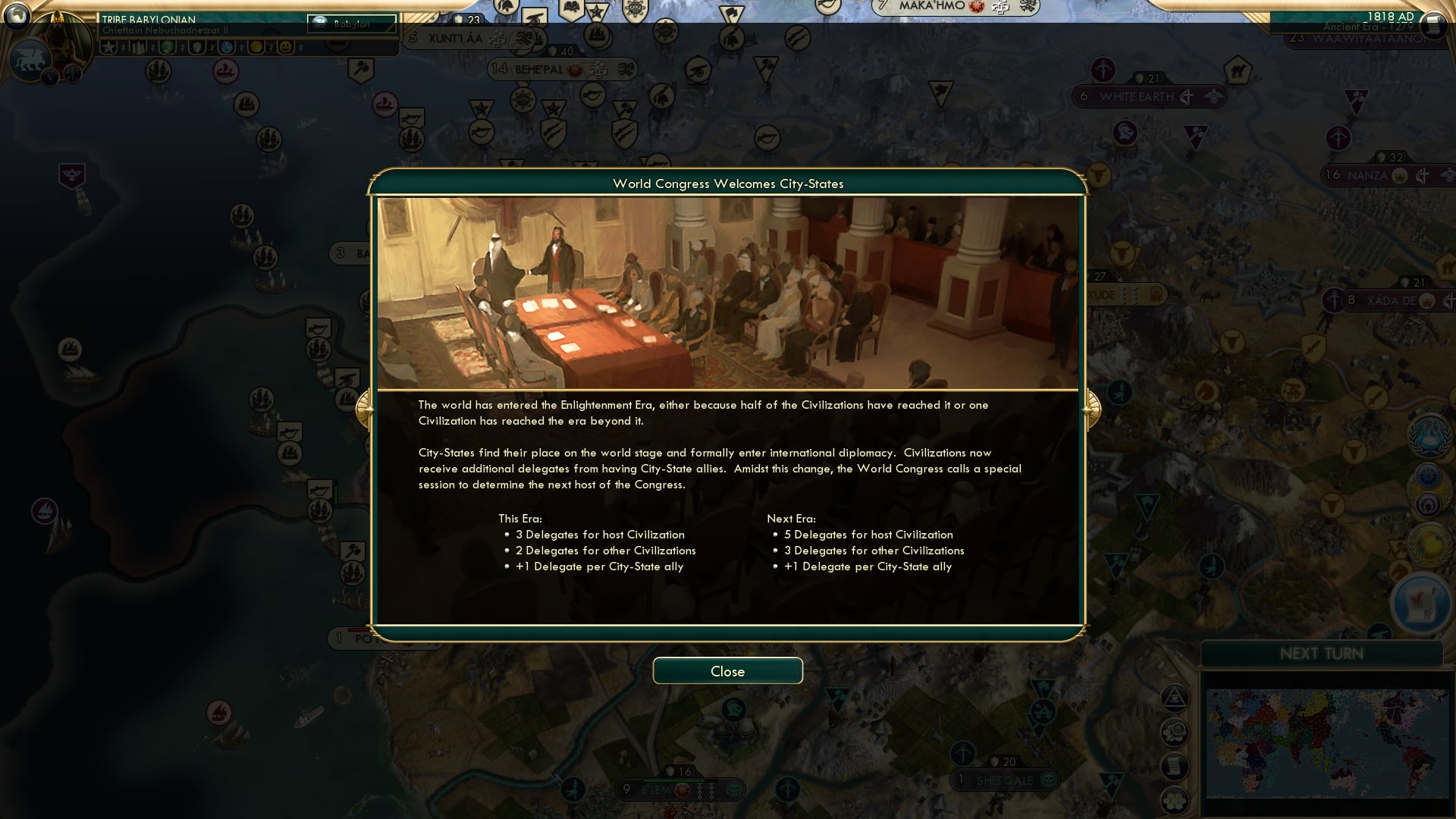 CBR In-Game Screenshot of A Song of Science and Culture