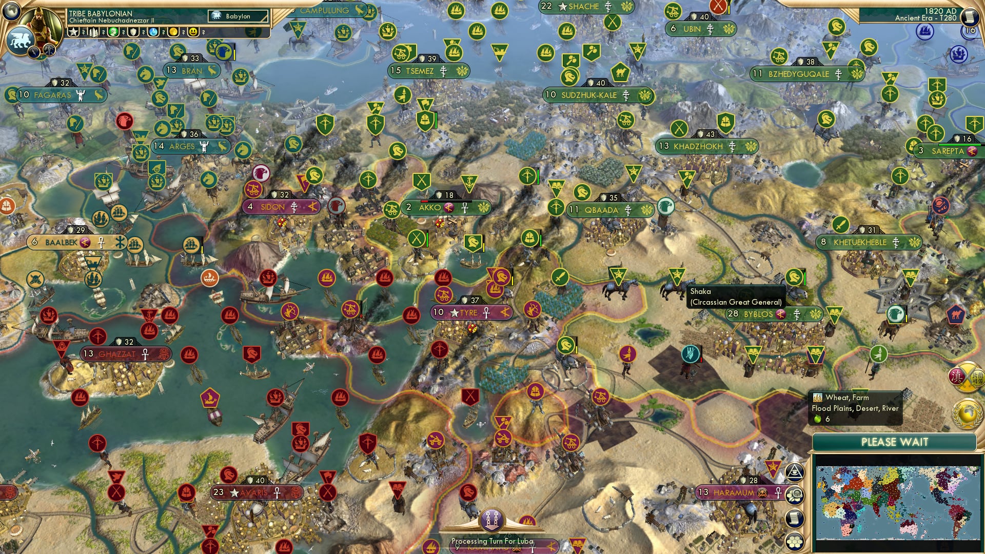 CBR In-Game Screenshot of A Song of Shaka and Set