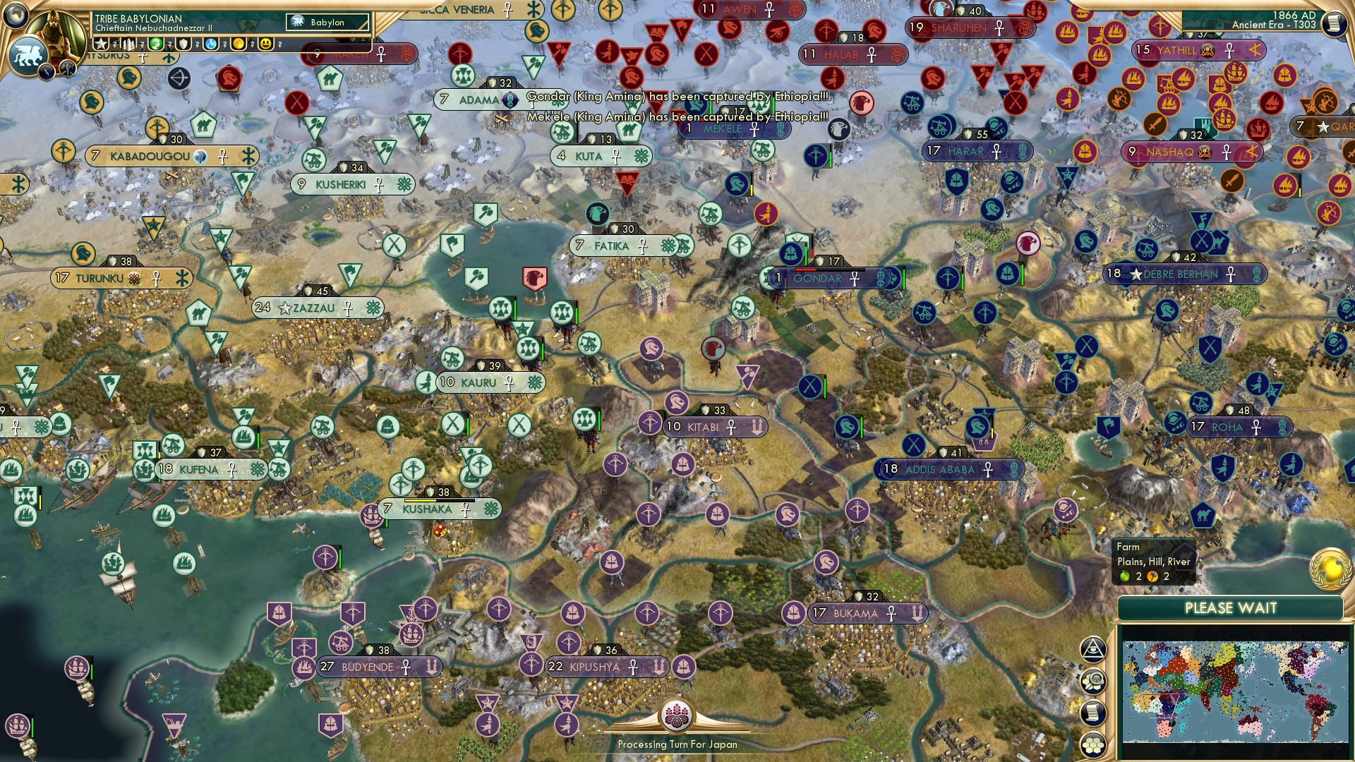 CBR In-Game Screenshot of Sand falling through the spinning hourglass, an endless aria
