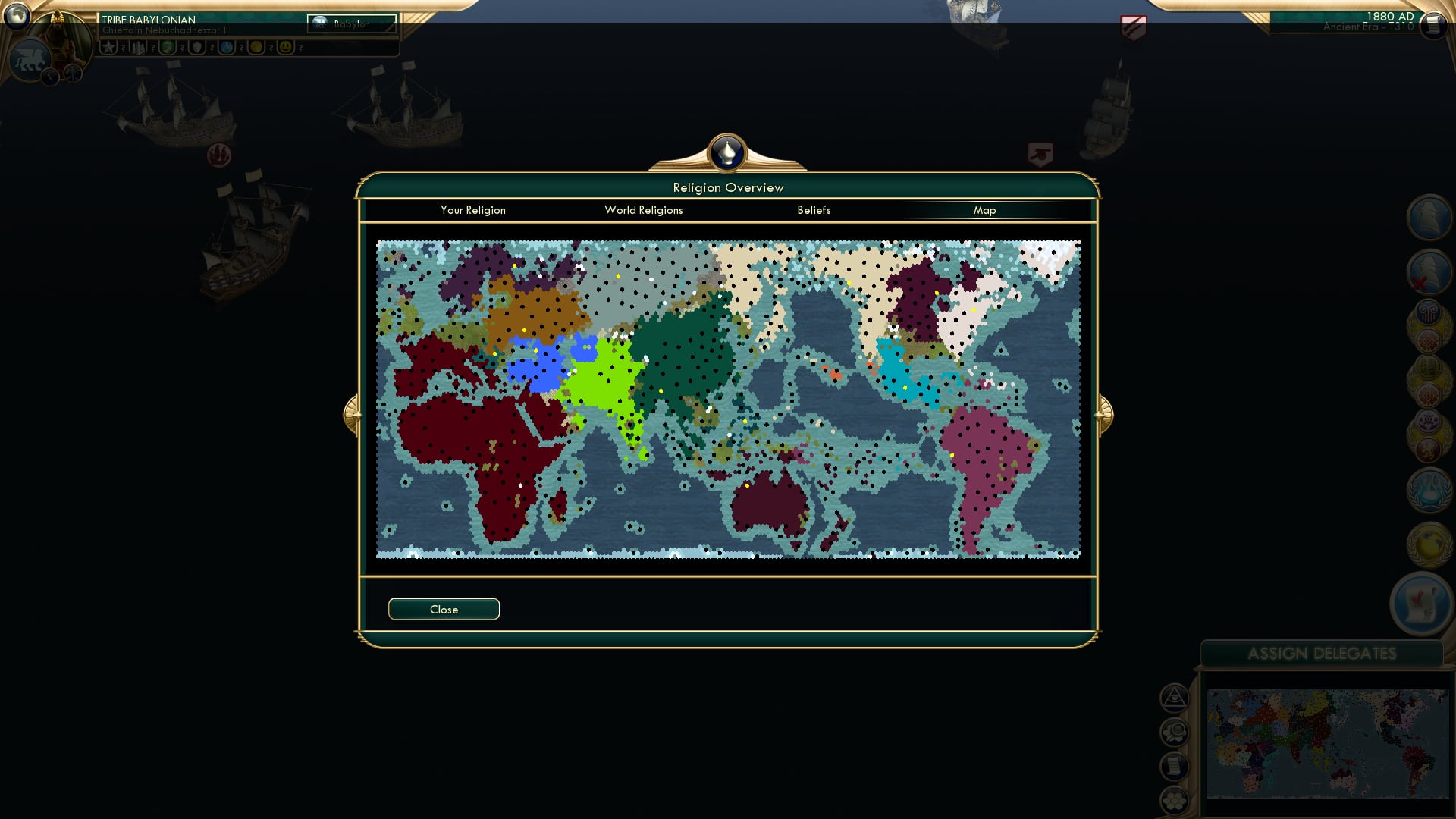 CBR In-Game Screenshot of The words come out in a deluge