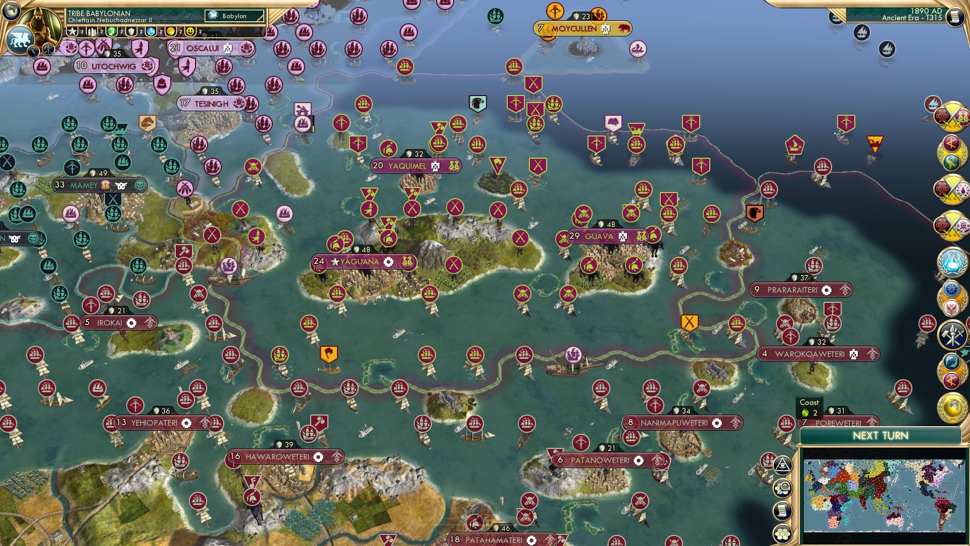 CBR In-Game Screenshot of Our gentle seas have dwindled
