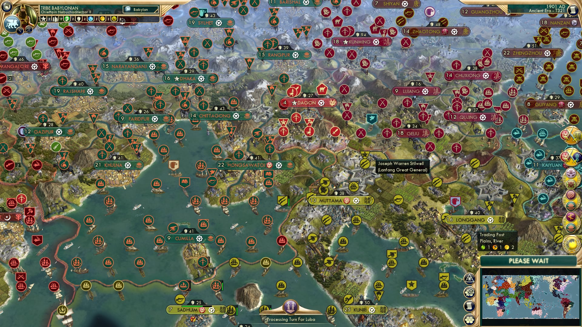 CBR In-Game Screenshot of All Stilwell on the Burmese Front