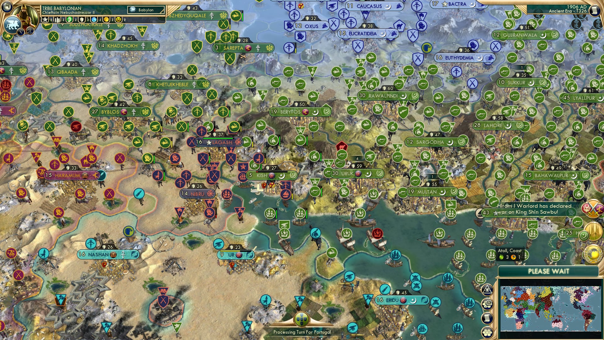 CBR In-Game Screenshot of Old Paths, New Vehicle