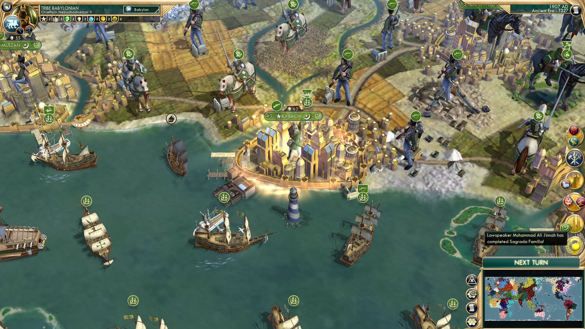 CBR In-Game Screenshot of Heads turned upwards