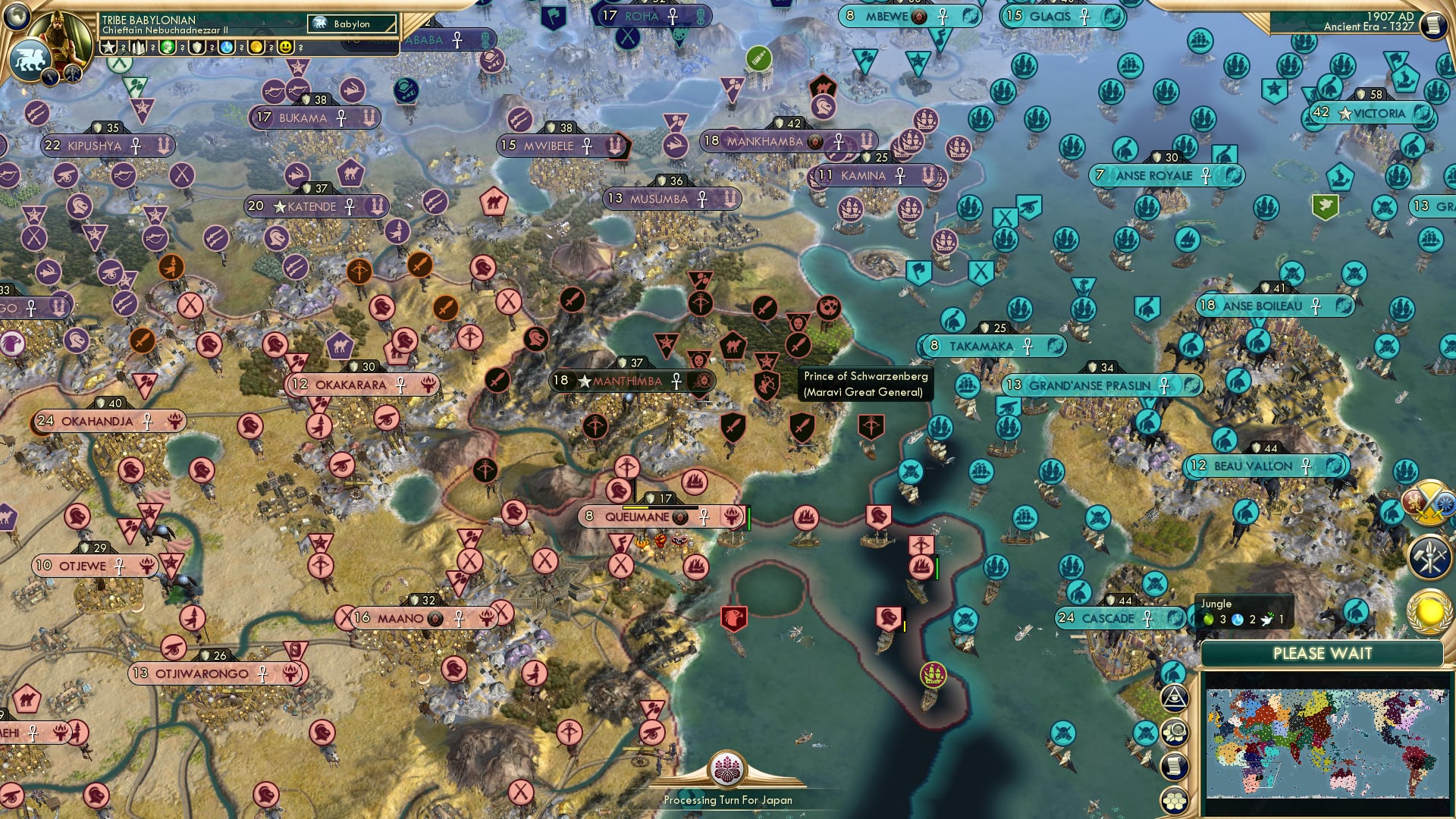 CBR In-Game Screenshot of A Giant in a Sandpit