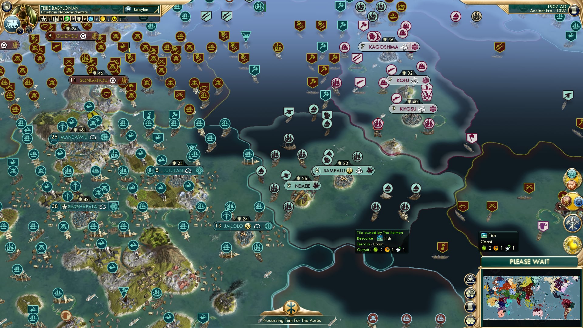 CBR In-Game Screenshot of The Peaceful Sea (not)