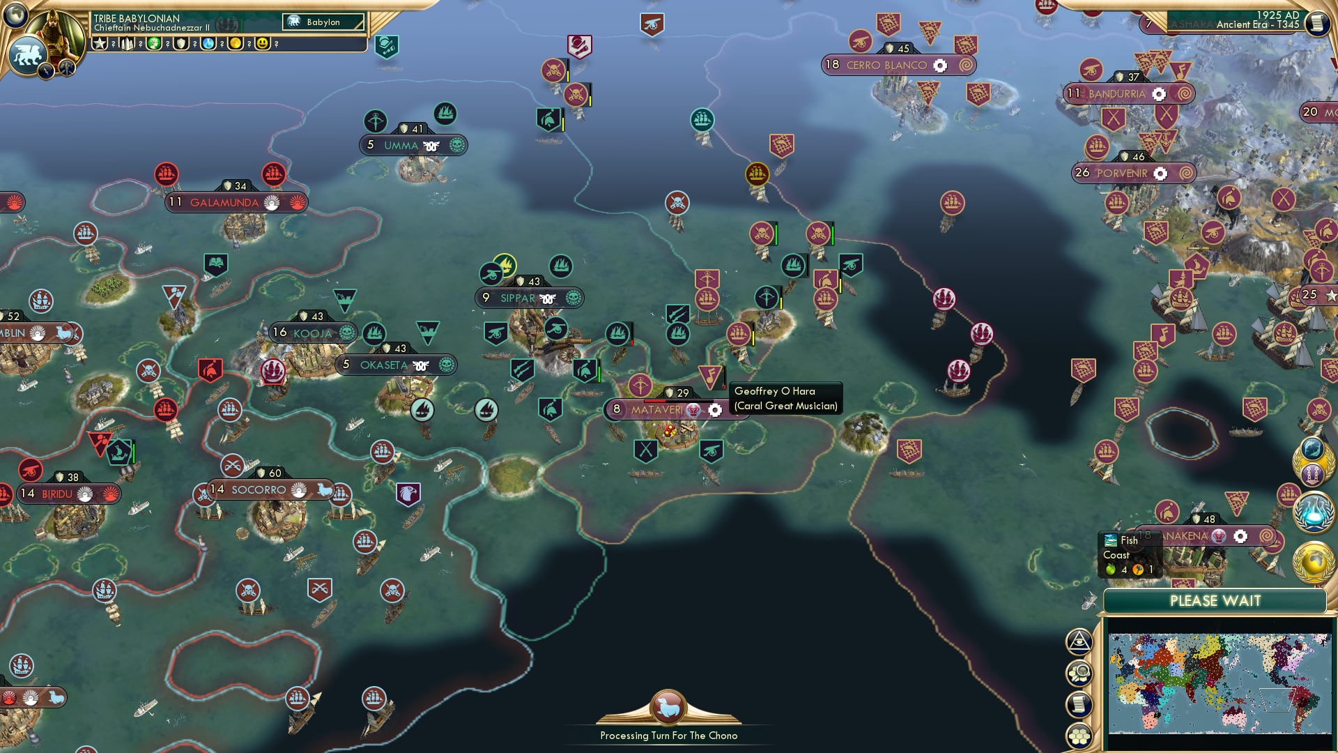 CBR In-Game Screenshot of C-C-C-Caral Line Formation