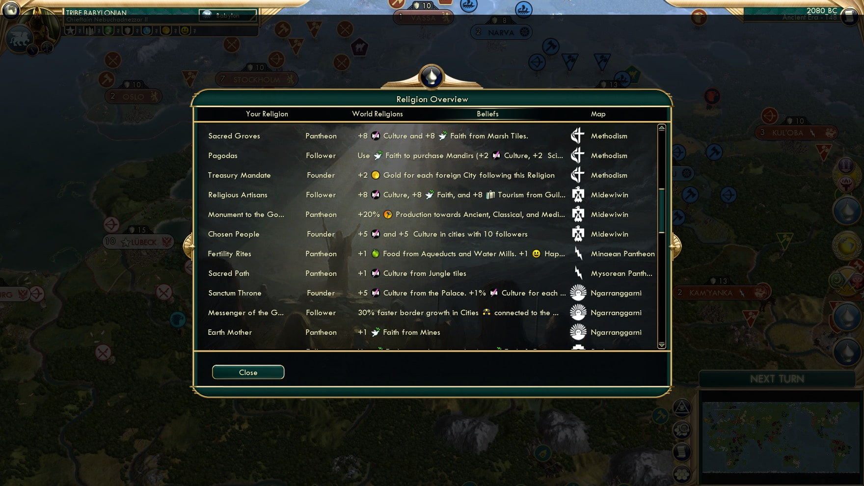 CBR In-Game Screenshot of A Methodism To The Madness?