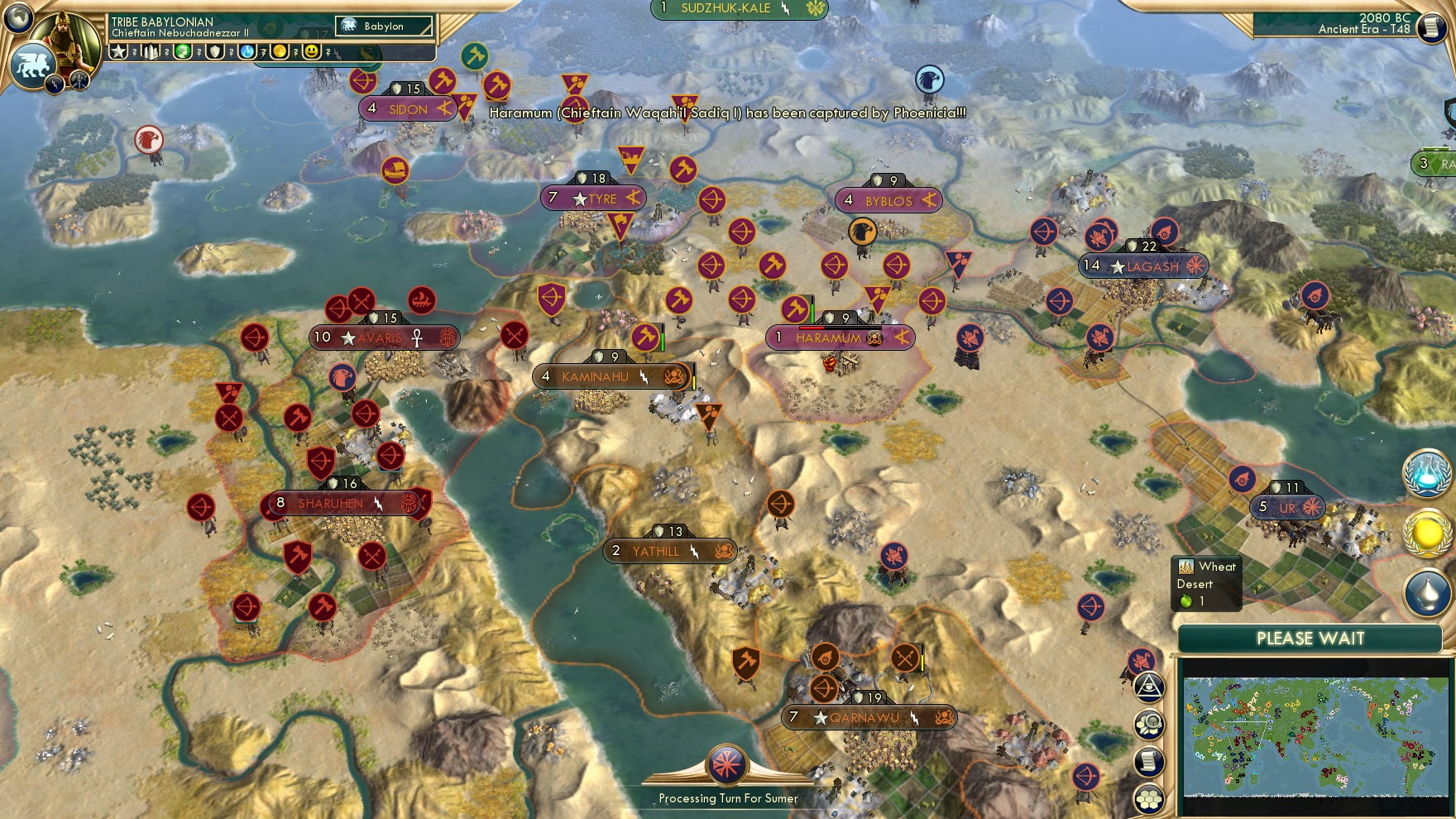 CBR In-Game Screenshot of NOW THE PHOENECIANS CAN GET DOWN TO BUSINESS!