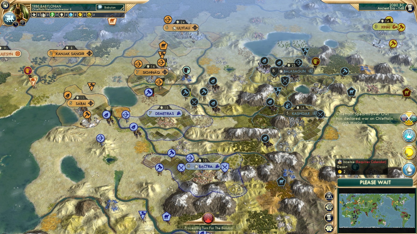 CBR In-Game Screenshot of Incense (Requires Calendar)