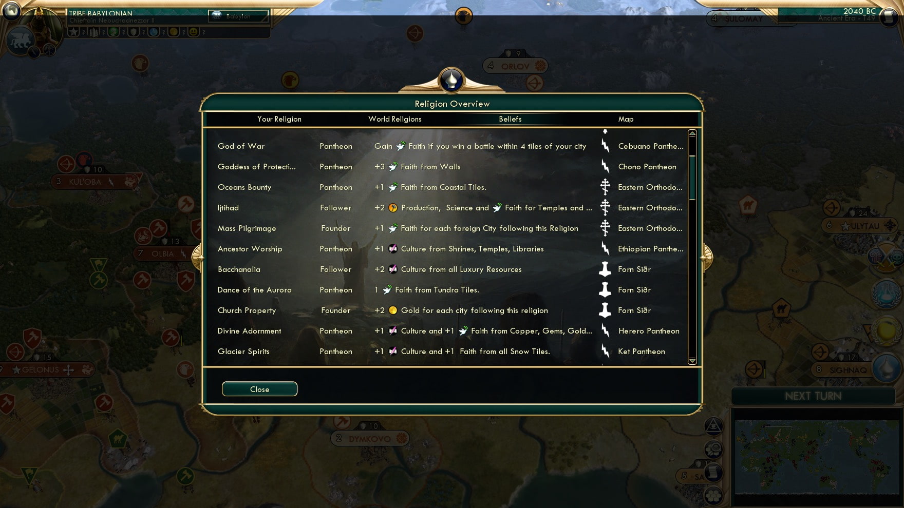 CBR In-Game Screenshot of Mass Pilgrimage To The East