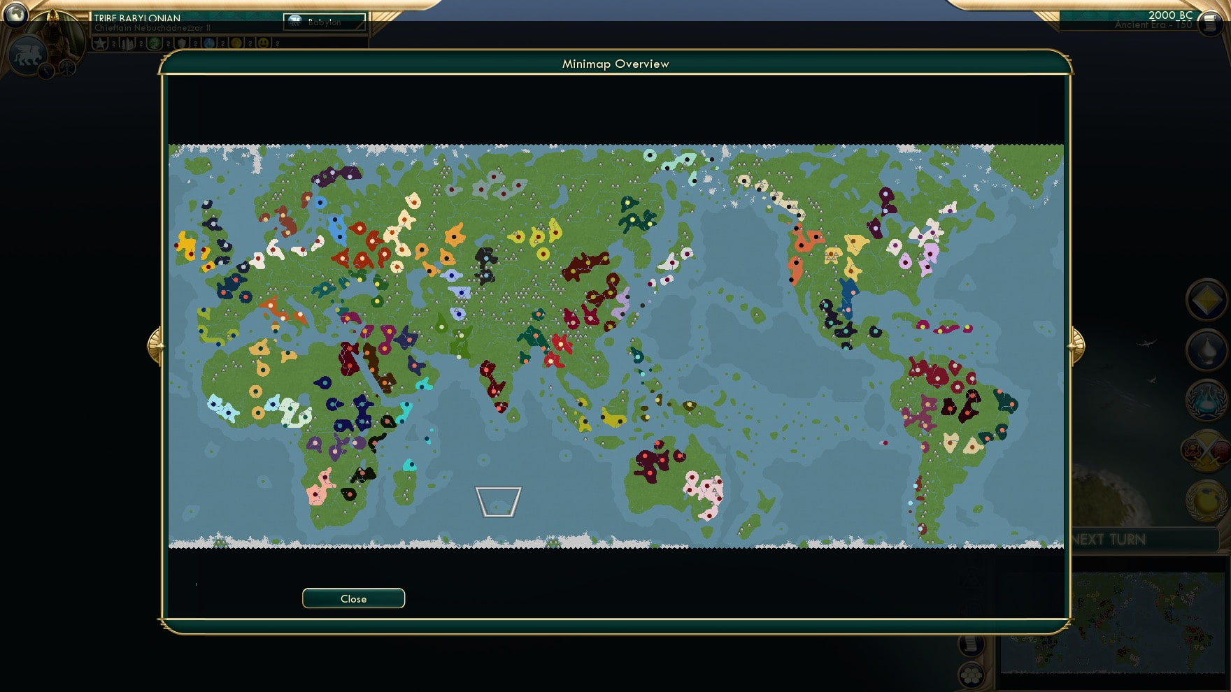 CBR In-Game Screenshot of But It’s Only Been 5 Turns…