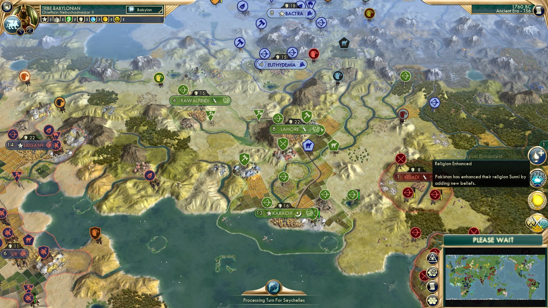 CBR In-Game Screenshot of Forward Settling On A Sunni Day