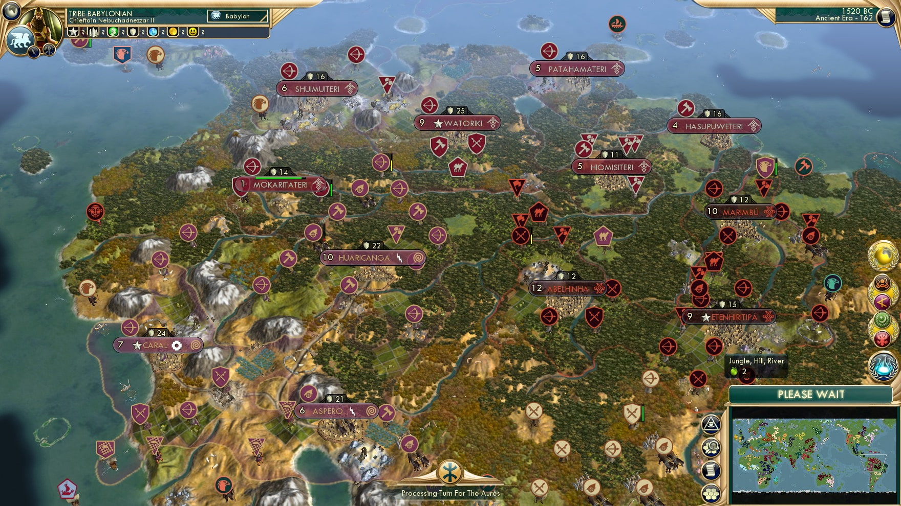 CBR In-Game Screenshot of South-American standoff