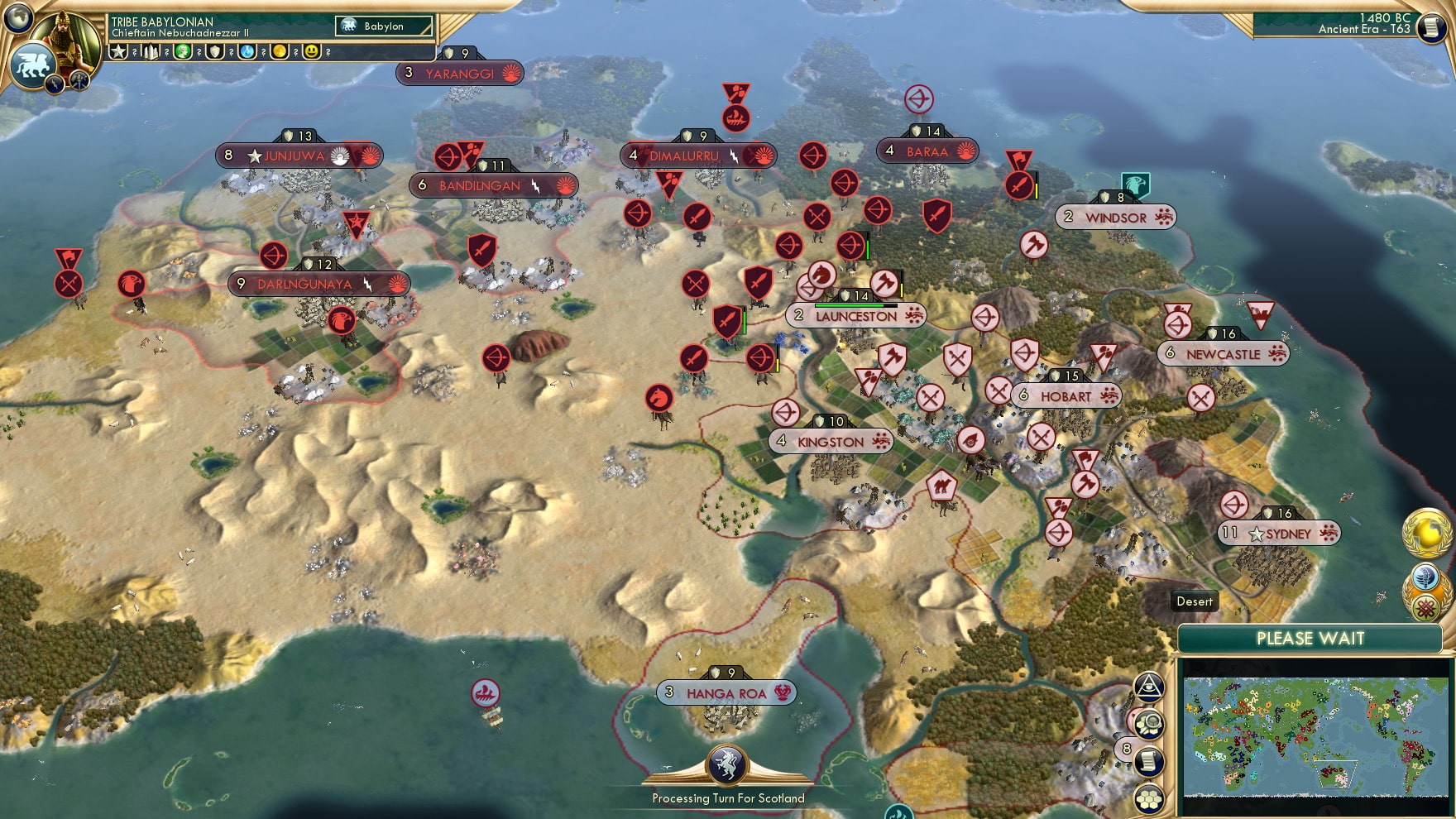 CBR In-Game Screenshot of I kind of miss the bright red outback from Jandamarra’s previous appearance