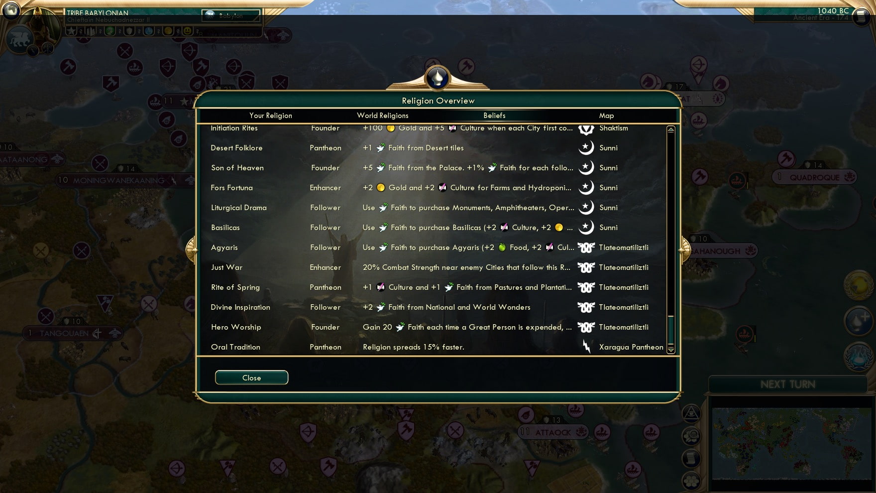 CBR In-Game Screenshot of Gotta have faith