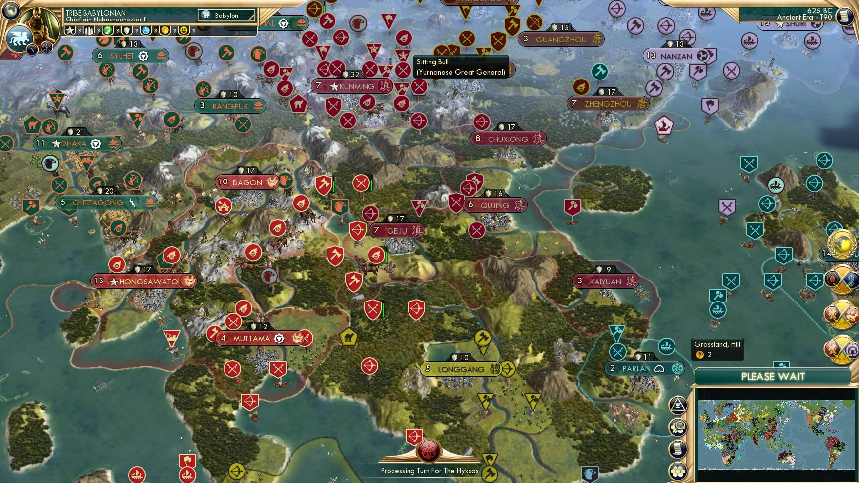 CBR In-Game Screenshot of Sitting Bull, Sitting Duck