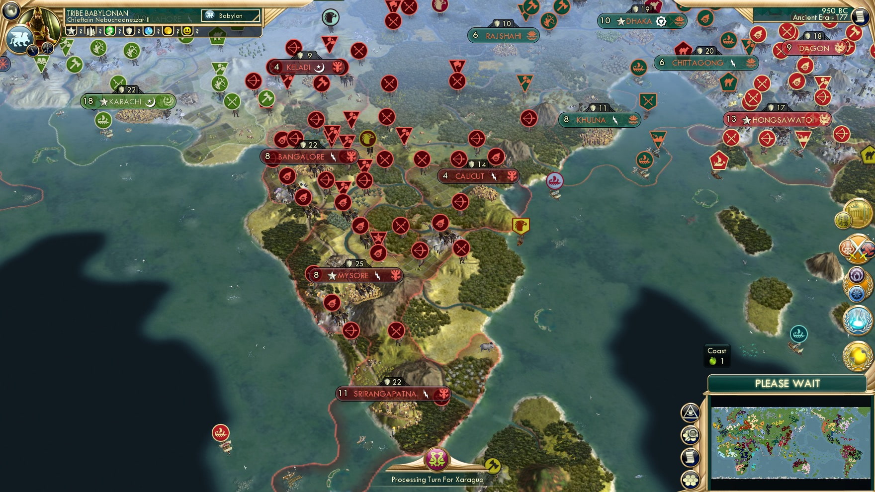 CBR In-Game Screenshot of Mycame, Mysore, Myconquered