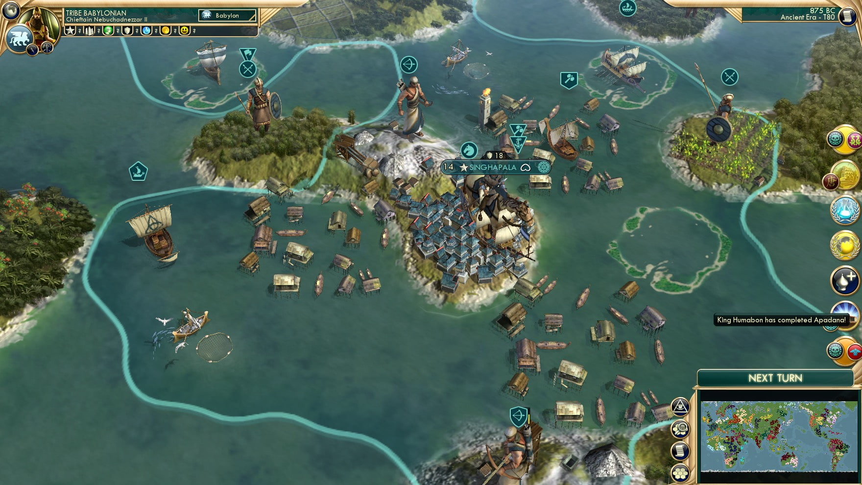 CBR In-Game Screenshot of Royal Reforms