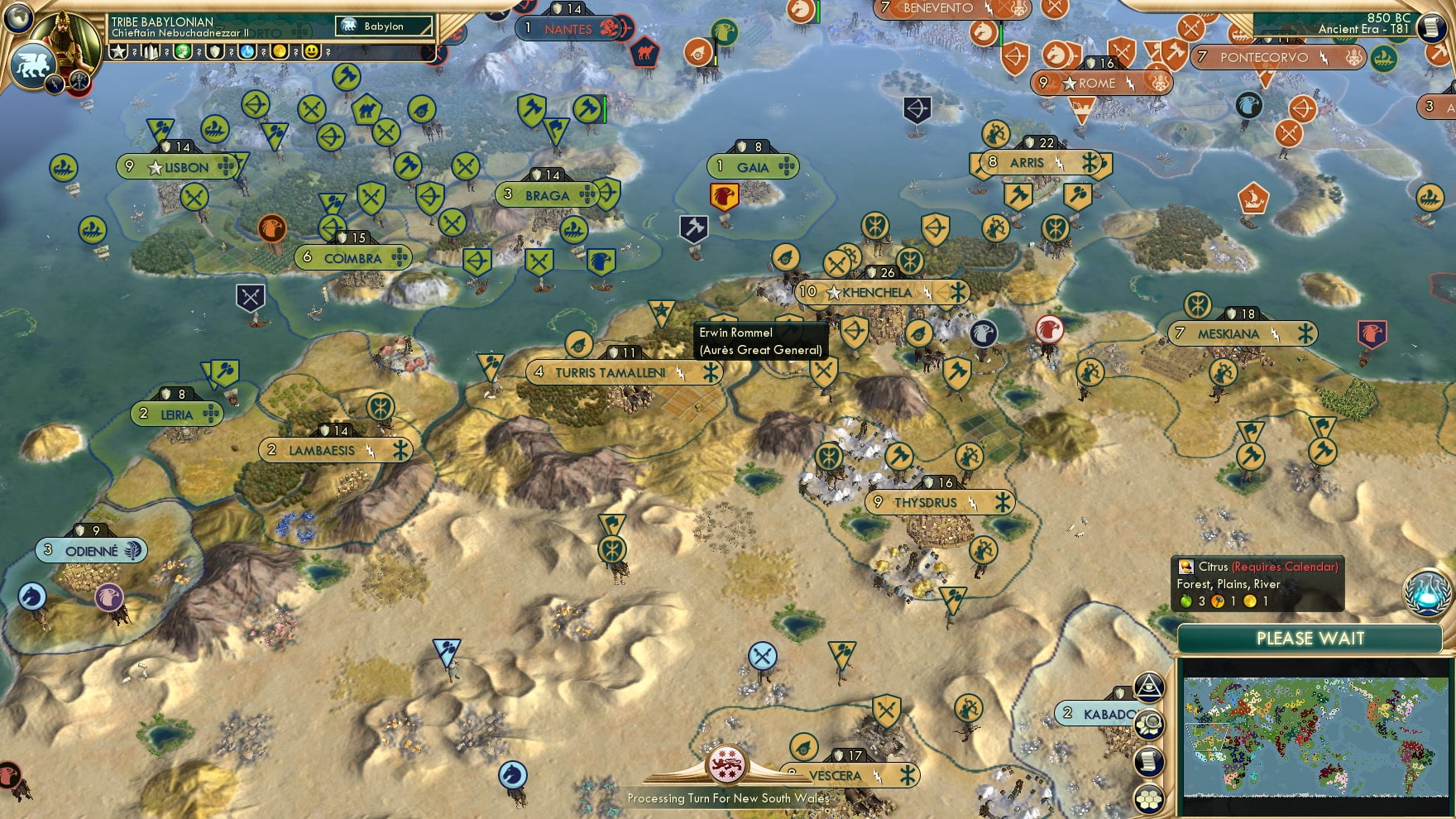 CBR In-Game Screenshot of The Desert Fox