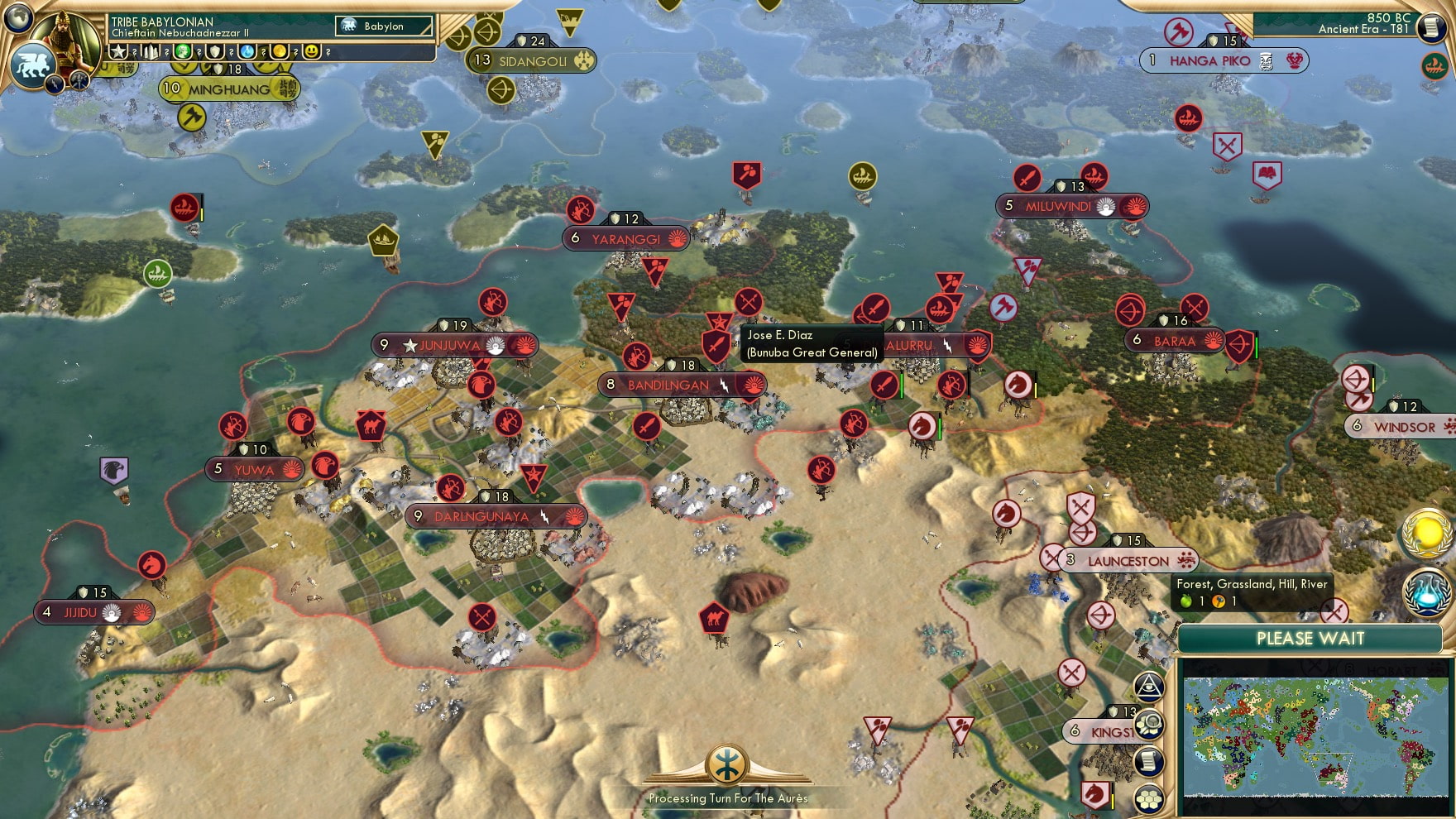 CBR In-Game Screenshot of Paraguay Stronk