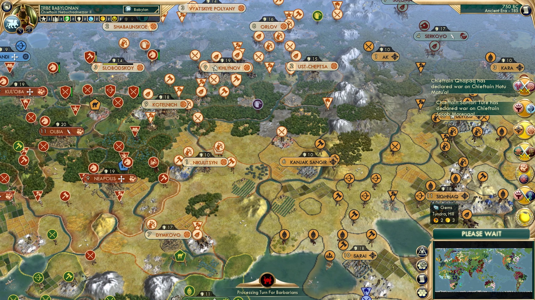 CBR In-Game Screenshot of Ak! A War!