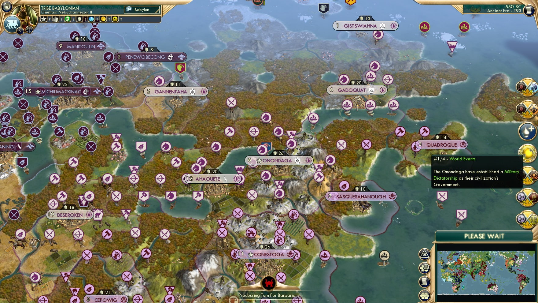 CBR In-Game Screenshot of The guest list grows