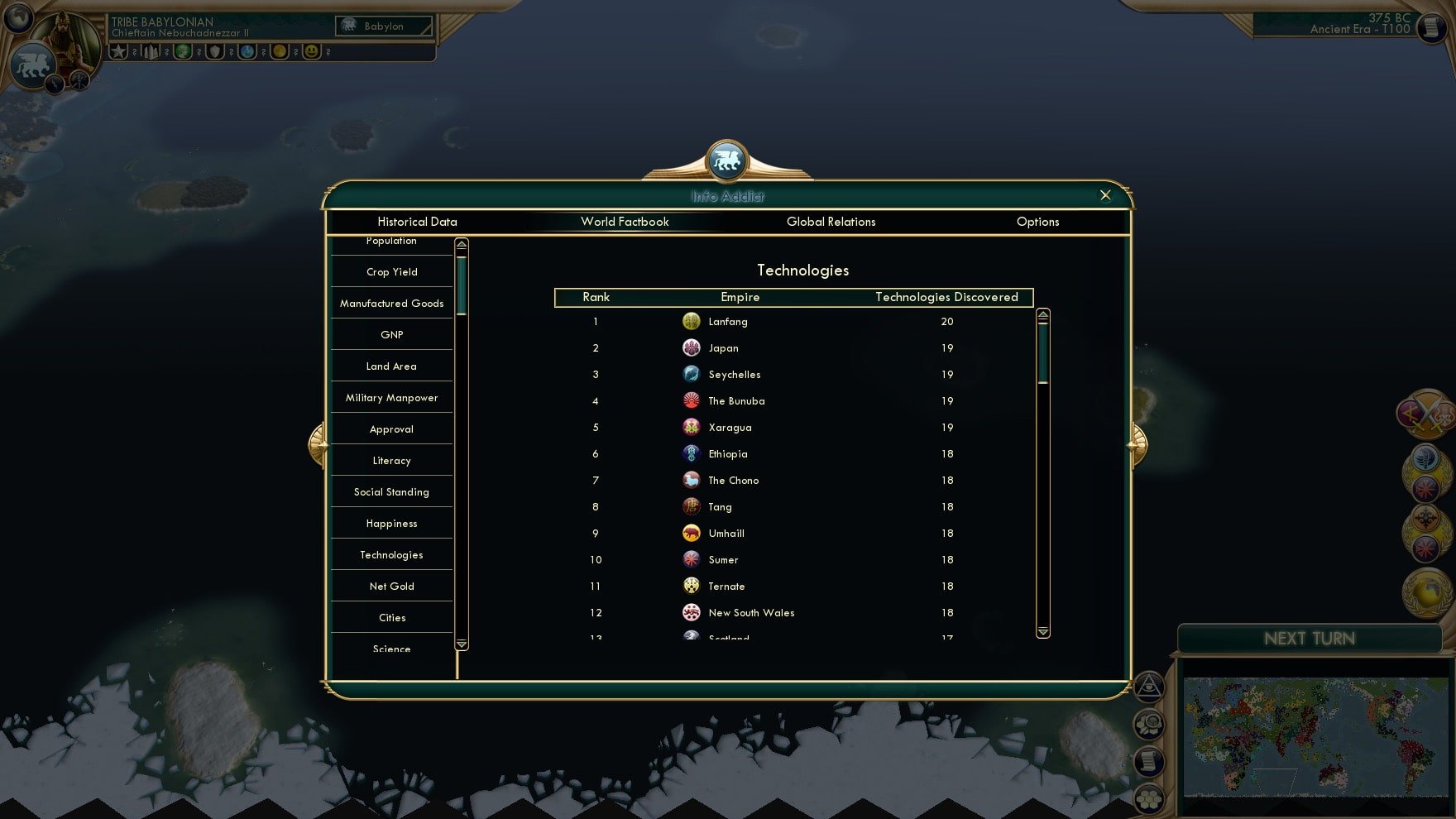 CBR In-Game Screenshot of Info Addict: Science