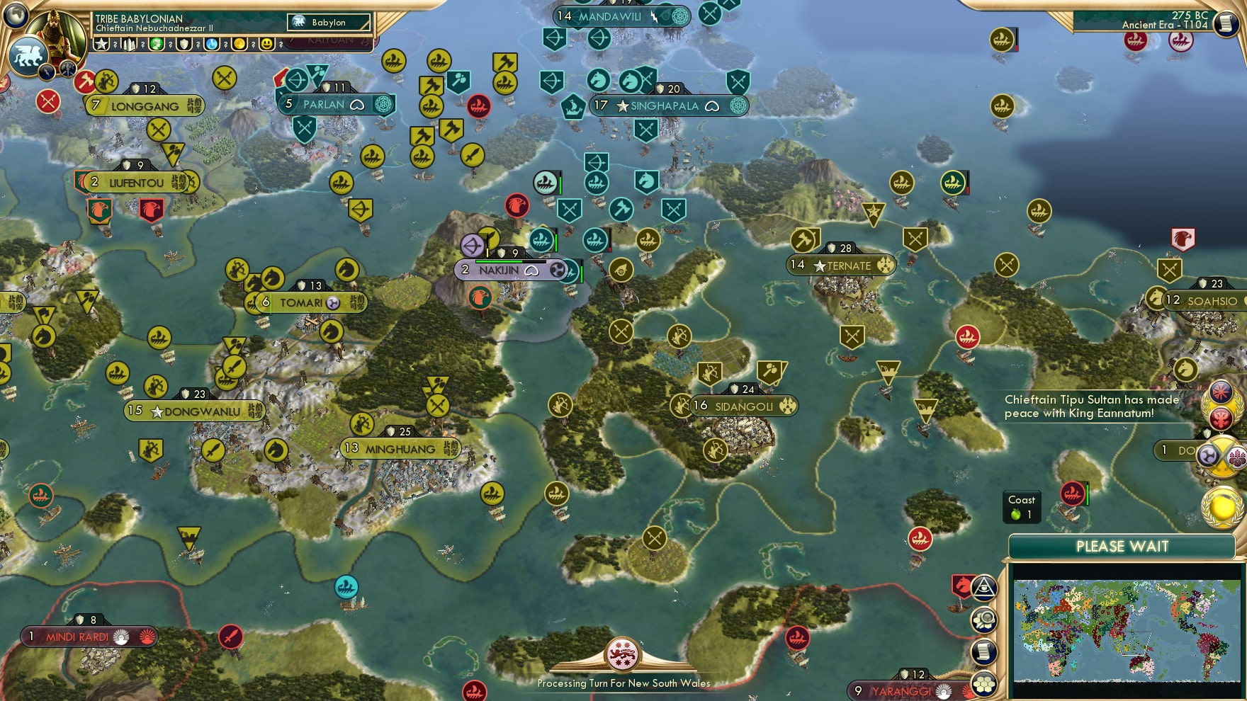 CBR In-Game Screenshot of The Borean front