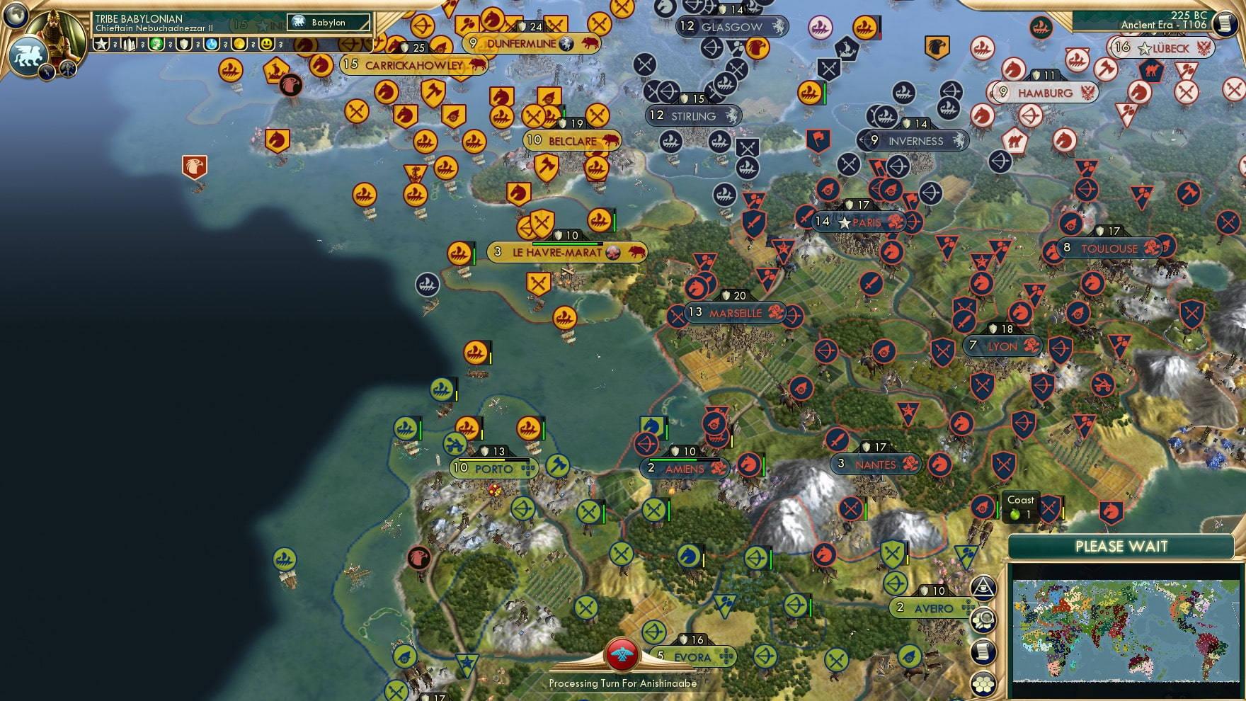 CBR In-Game Screenshot of The Boar, the Five, and the Marianne