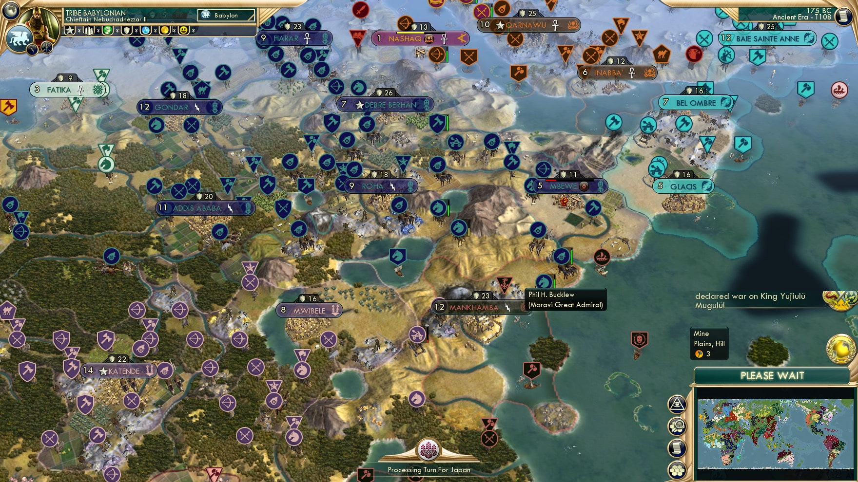 CBR In-Game Screenshot of The northern front