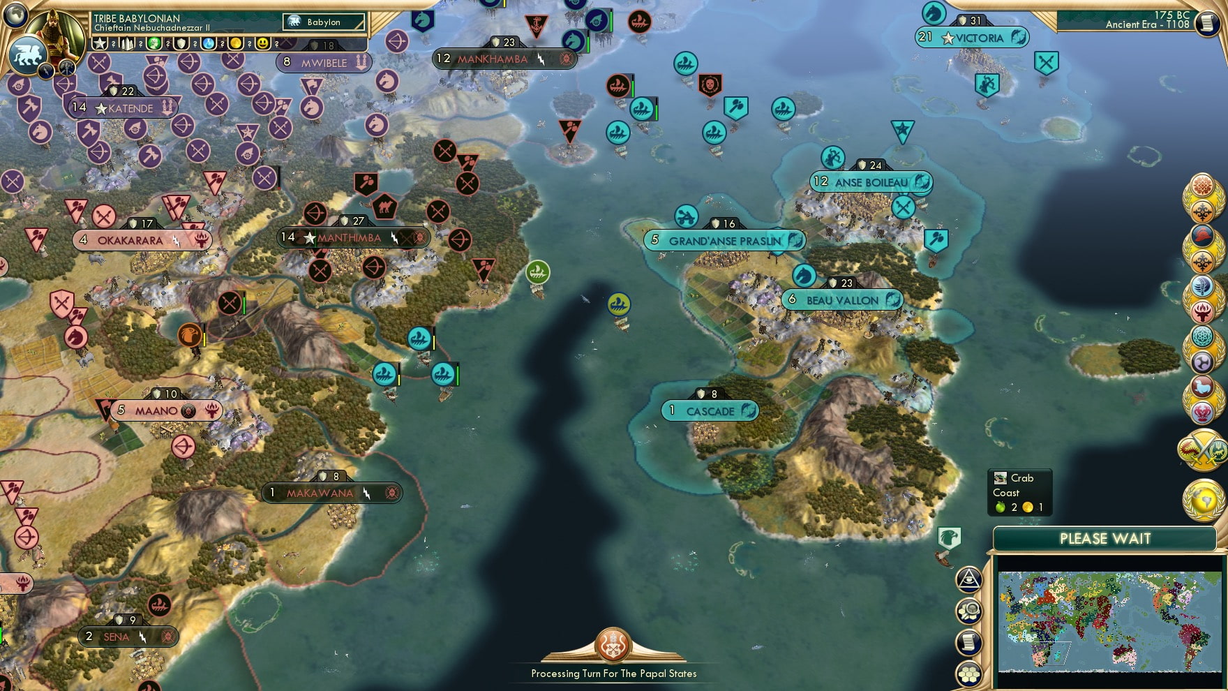 CBR In-Game Screenshot of Speaking of coalitions