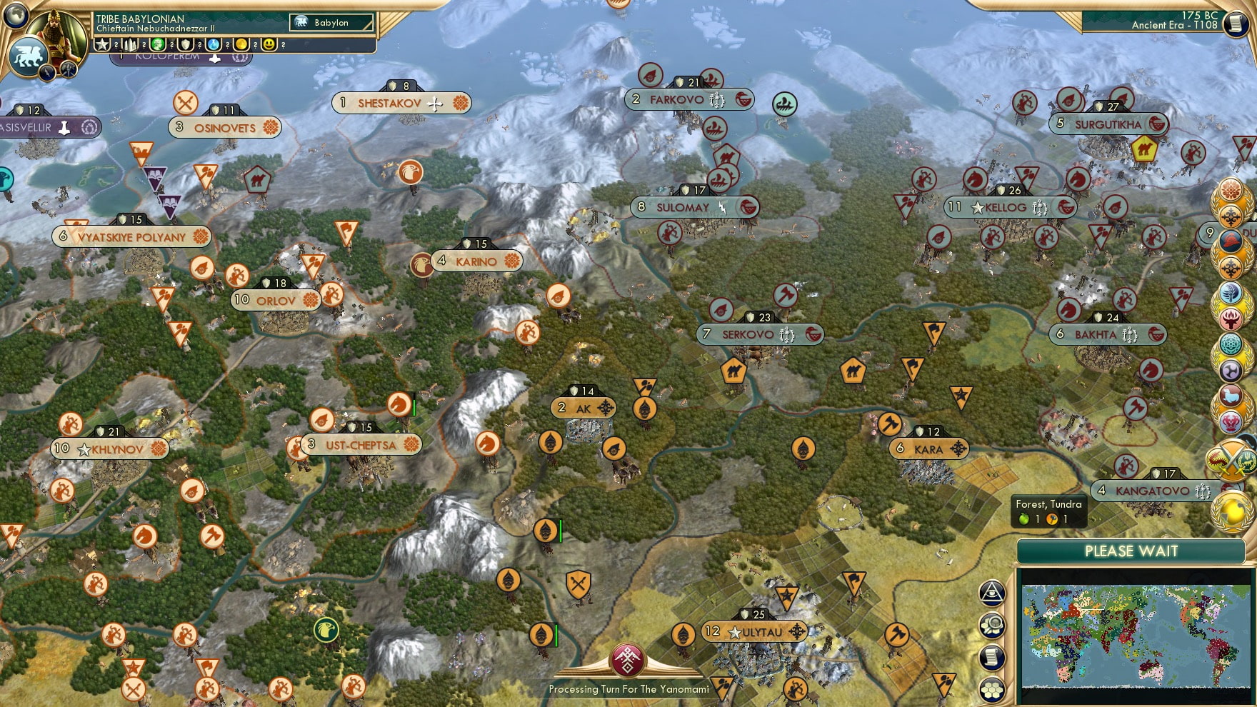 CBR In-Game Screenshot of The cold north