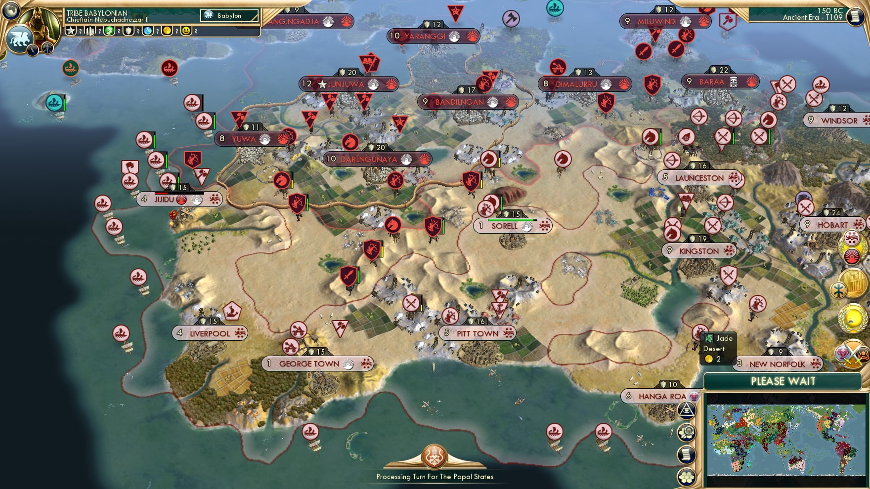 CBR In-Game Screenshot of Peace Down-Under