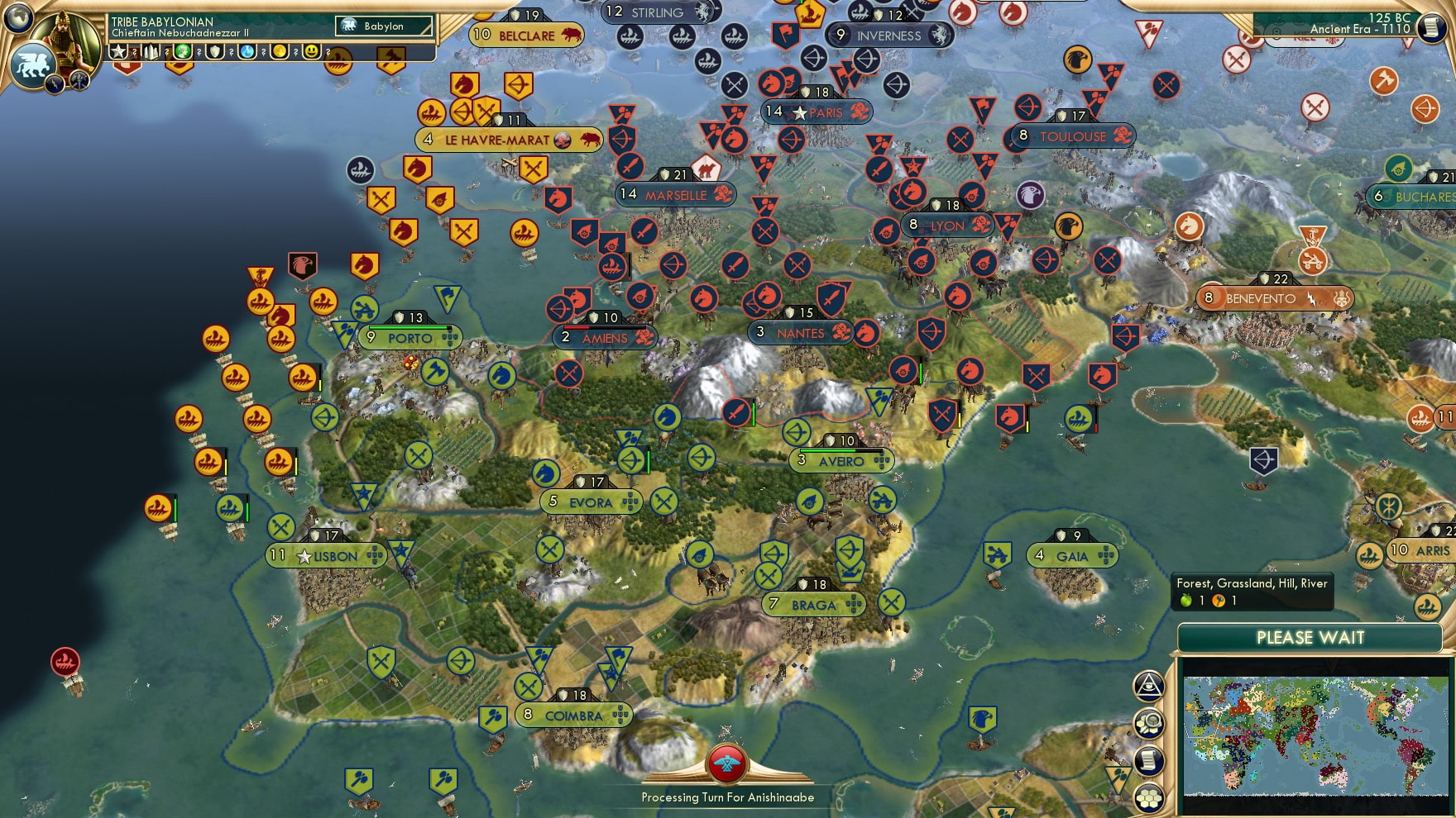CBR In-Game Screenshot of Iberian confusion