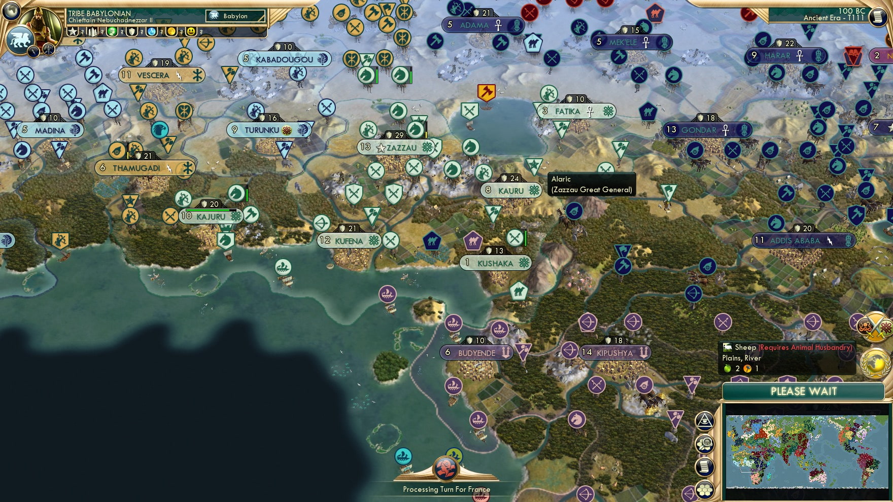 CBR In-Game Screenshot of The ruler of all sets foot upon the dusty stage.