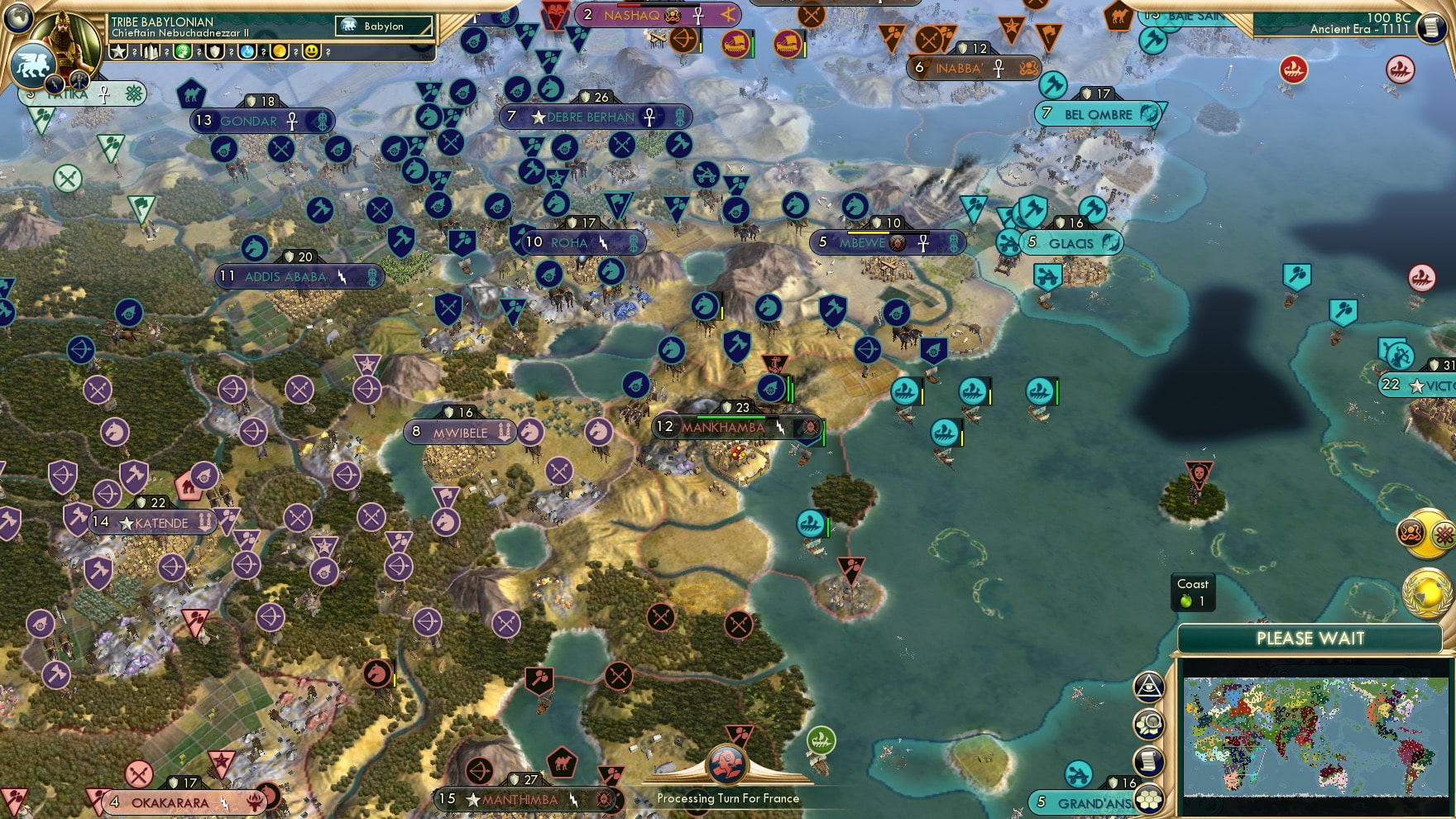 CBR In-Game Screenshot of Beset on all sides, she takes one last look at the ocean.