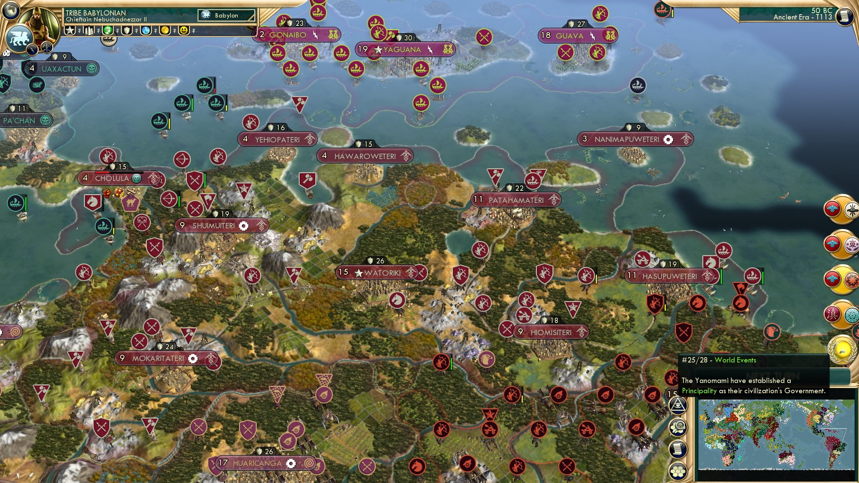 CBR In-Game Screenshot of Holding up the sky.