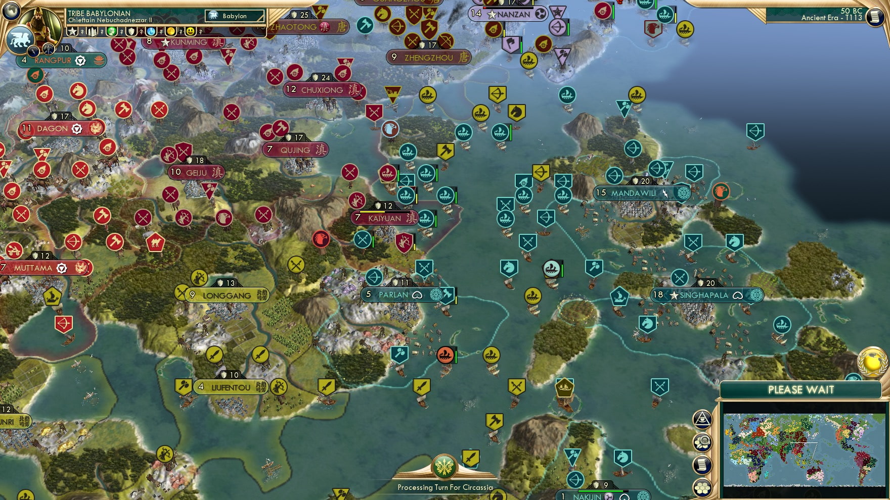 CBR In-Game Screenshot of Dancing in a perfect circle.