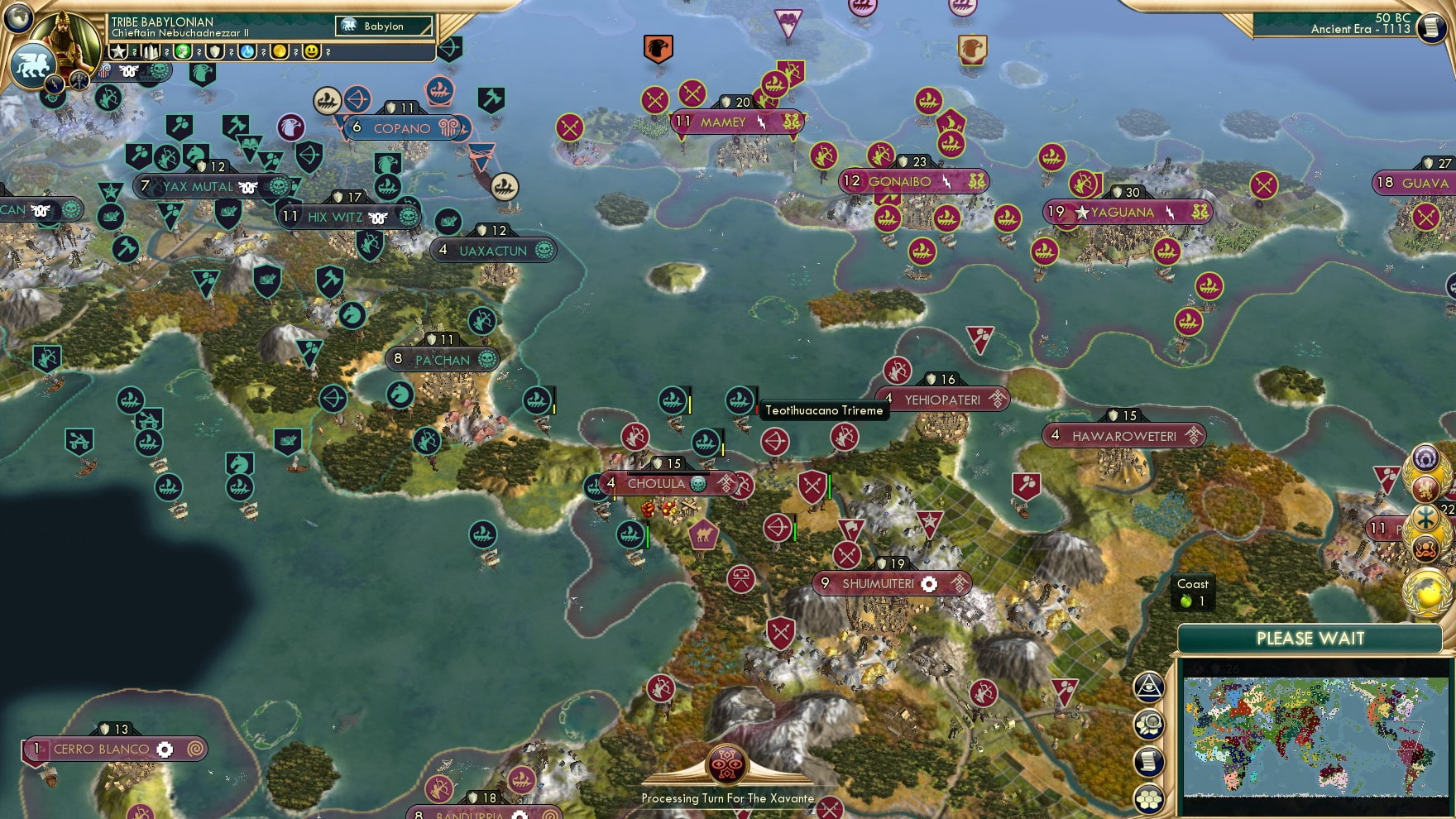 CBR In-Game Screenshot of Lords of the reflected domains.