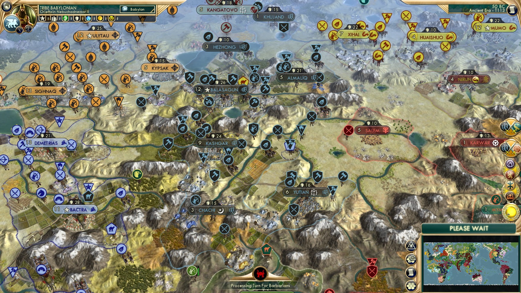 CBR In-Game Screenshot of Peaks adorned with midnight.
